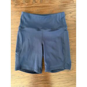 Body Glove Navy Blue Legging Shorts with Pockets Small